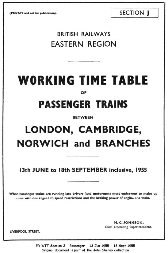 Section J Passenger Cover