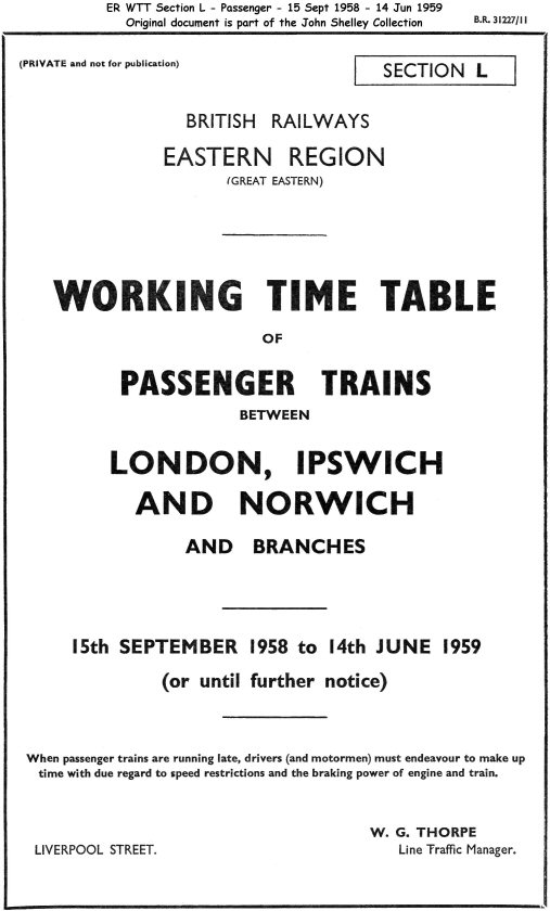 Section L Passenger Cover