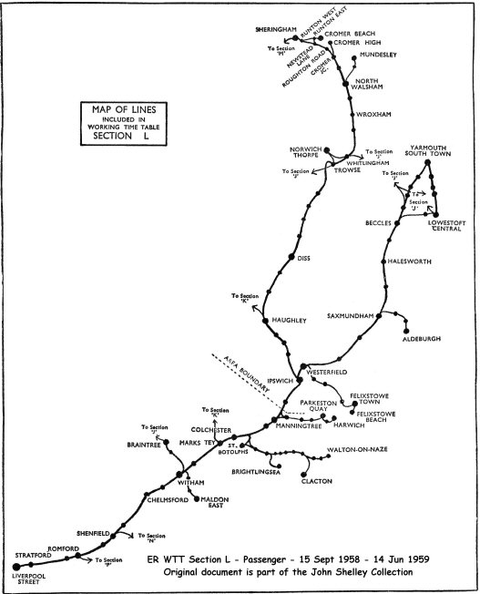 Section L Passenger Map