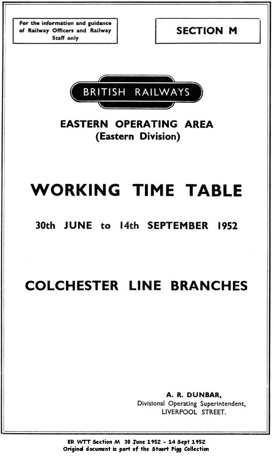 1952 Section M Cover